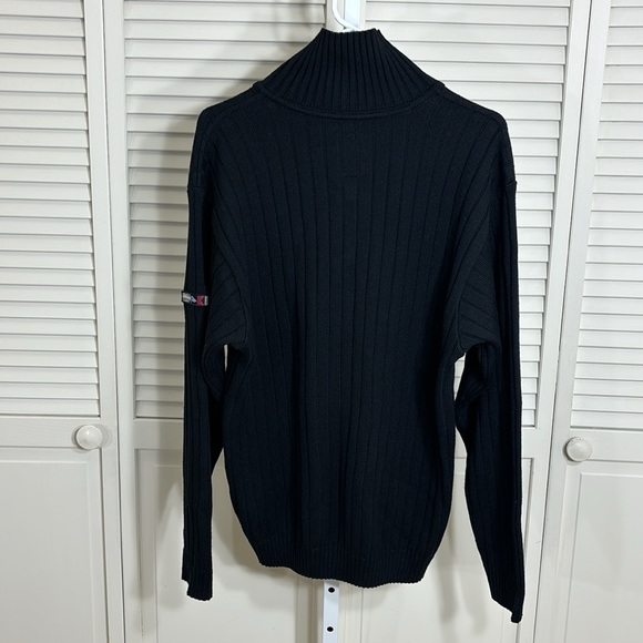 GREEN COAST Yachting Outfits Henley Sweater Italy Wool Blend Sz. Large (54) - Picture 7 of 15